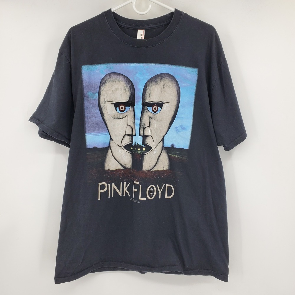 Pink Floyd Division Bell Graphic T-Shirt XL Black Anvil Cotton 2015 Licensed